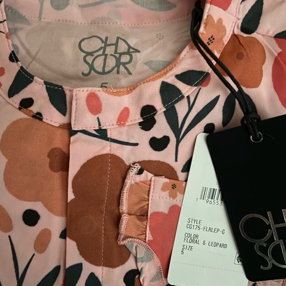 CHASER KIDS RUFFLE TOP TODDLER/LITTLE KIDS SIZE 5 NEW NWT - Picture 2 of 4